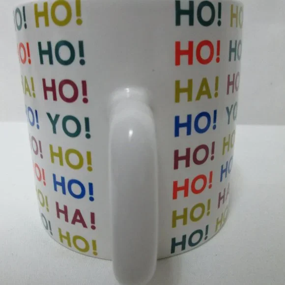 Kate Spade Saturday Ho! Ha! Yo! Mug Cup Microwave & Dishwasher Safe - Picture 9 of 13
